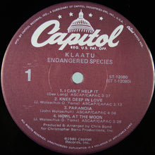 Load image into Gallery viewer, Klaatu : Endangered Species (LP, Album)