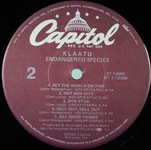 Load image into Gallery viewer, Klaatu : Endangered Species (LP, Album)