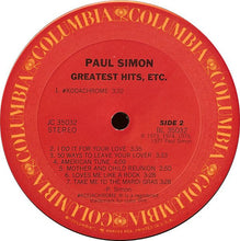 Load image into Gallery viewer, Paul Simon : Greatest Hits, Etc. (LP, Comp, Pit)