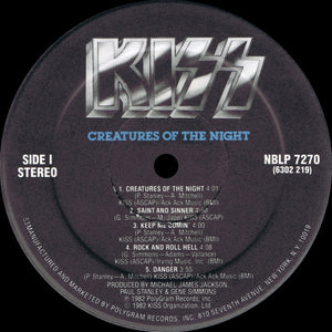 Kiss : Creatures Of The Night (LP, Album, Hau)