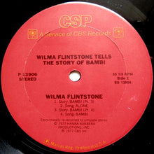 Load image into Gallery viewer, Wilma Flintstone : Wilma Flintstone Tells The Story Of Bambi In Story And Song (LP, RE, Rec)