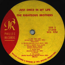 Load image into Gallery viewer, The Righteous Brothers : Just Once In My Life (LP, Album, Mono)