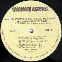 Load image into Gallery viewer, The Allman Brothers Band : Wipe The Windows, Check The Oil, Dollar Gas (2xLP, Album, Pit)