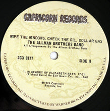 Load image into Gallery viewer, The Allman Brothers Band : Wipe The Windows, Check The Oil, Dollar Gas (2xLP, Album, Pit)