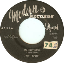 Load image into Gallery viewer, Jimmy Beasley : My Happiness / Jambalaya (7&quot;, Single)