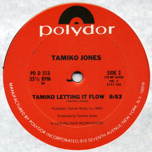 Tamiko Jones : Can't Live Without Your Love / Tamiko Letting It Flow (12")