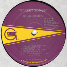 Load image into Gallery viewer, Rick James : Street Songs (LP, Album)