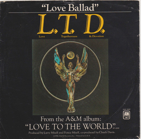 L.T.D. - Love Ballad / Let The Music Keep Playing (7