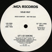 Load image into Gallery viewer, Solar Heat : Let&#39;s Go Dancing (12&quot;, Promo)