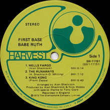 Load image into Gallery viewer, Babe Ruth : First Base (LP, Album)