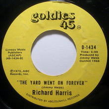 Load image into Gallery viewer, Richard Harris : Mac Arthur Park / The Yard Went On Forever (7", RE)