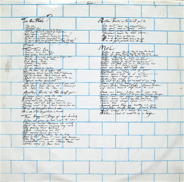  PINK FLOYD-THE WALL 1979 VINILE 33 GIRI PRIMA EDIZIONE  ORIGINALE IMPERDIBILE - auction details