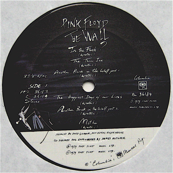 Pink Floyd - The Wall (2xLP, Album, RE) (VG+)