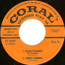 Load image into Gallery viewer, Lawrence Welk And His Champagne Music : Viennese Waltzes For Dancing Vol. 1 (7", EP)