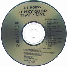 Load image into Gallery viewer, JB Horns : Funky Good Time / Live (CD, Album)