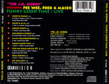 Load image into Gallery viewer, JB Horns : Funky Good Time / Live (CD, Album)