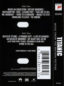 James Horner : Titanic (Music From The Motion Picture) (Cass, Album)