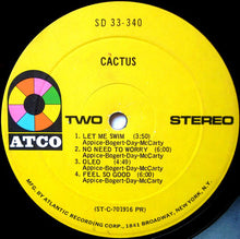Load image into Gallery viewer, Cactus (3) : Cactus (LP, Album, PR)