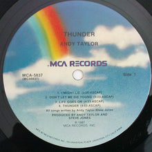 Load image into Gallery viewer, Andy Taylor : Thunder (LP, Album)