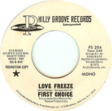 Load image into Gallery viewer, First Choice : Love Freeze (7", Promo)