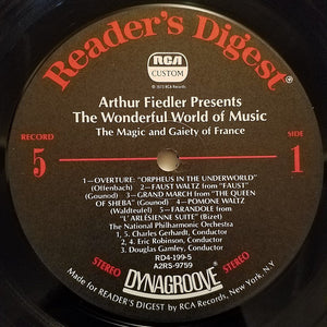 Arthur Fiedler : The Wonderful World Of Music (10xLP, Comp + Box)