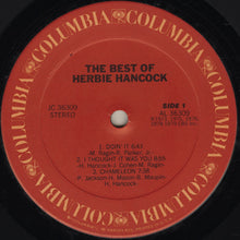 Load image into Gallery viewer, Herbie Hancock : The Best Of Herbie Hancock (LP, Comp)