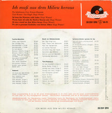 Load image into Gallery viewer, Cissy Kraner : Ich Muß Aus Dem Milieu Heraus (7", EP, RP)