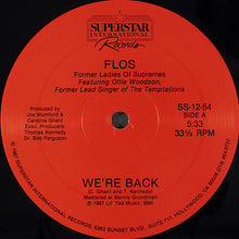 Load image into Gallery viewer, FLOS Featuring Ali-Ollie Woodson : We&#39;re Back (12&quot;, Single)