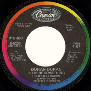 Duran Duran : Is There Something I Should Know? (7", Single)
