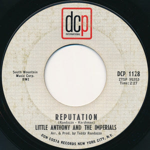 Little Anthony & The Imperials : Hurt So Bad / Reputation (7", Single, Styrene, Ter)