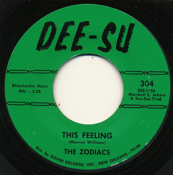 Maurice Williams & The Zodiacs : May I / This Feeling (7