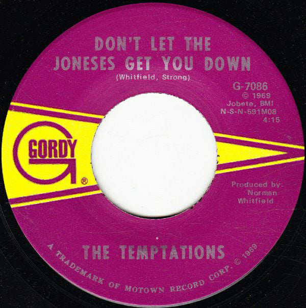 The Temptations : Don't Let The Joneses Get You Down (7