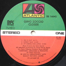 Load image into Gallery viewer, Gino Soccio : Closer (LP, Album, SP )