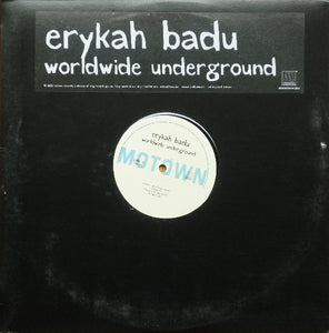 未開封 Erykah Badu/Worldwide Underground LP Erykah Badu - Worldwide Underground - Music & Performance