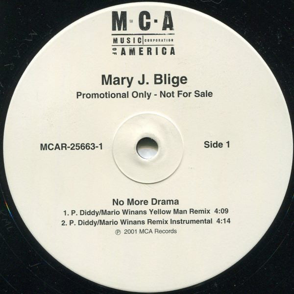Mary J. Blige : No More Drama (Remix) (12
