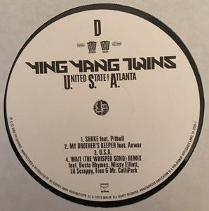 Ying Yang Twins : U.S.A. United State Of Atlanta (2xLP, Album)