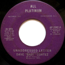 Load image into Gallery viewer, Dave &quot;Baby&quot; Cortez : Unaddressed Letter (7&quot;, Single)