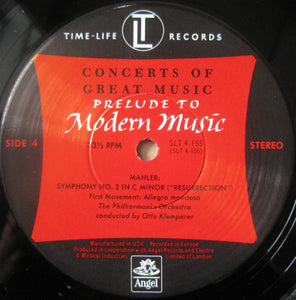 Various : Concerts Of Great Music, Prelude To Modern Music (5xLP, Comp + Box)