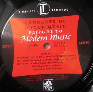 Various : Concerts Of Great Music, Prelude To Modern Music (5xLP, Comp + Box)