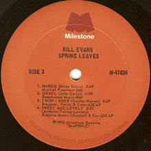 Load image into Gallery viewer, Bill Evans : Spring Leaves (2xLP, Comp, Mono)