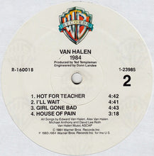 Load image into Gallery viewer, Van Halen : 1984 (LP, Album, Club, RE)