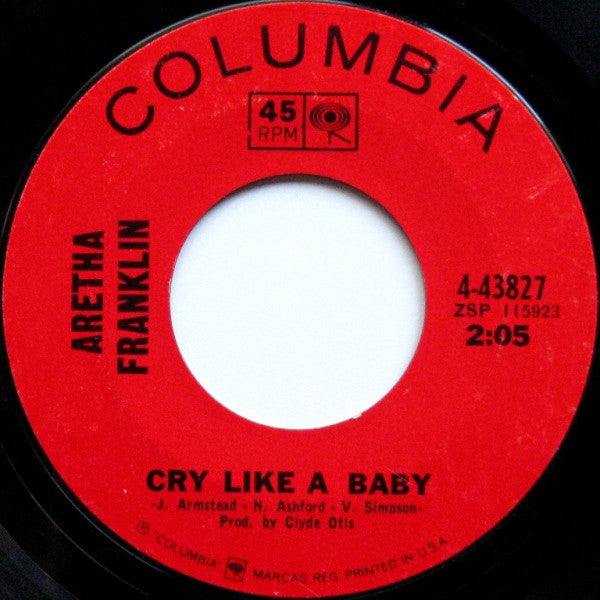 Aretha Franklin : Cry Like A Baby (7