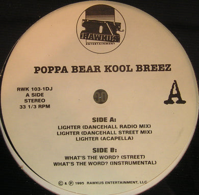 Poppa Bear Kool Breez : Lighter (12