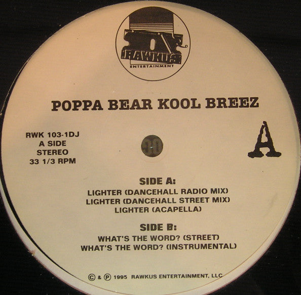 Poppa Bear Kool Breez : Lighter (12