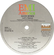 Load image into Gallery viewer, David Bowie : Let's Dance (LP, Album, Club, RCA)