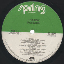 Load image into Gallery viewer, The Fatback Band : Hot Box (LP, Album, 53)