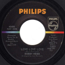 Load image into Gallery viewer, Bobby Hebb : A Satisfied Mind / Love, Love, Love (7&quot;, Single)