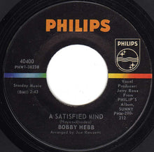 Load image into Gallery viewer, Bobby Hebb : A Satisfied Mind / Love, Love, Love (7&quot;, Single)