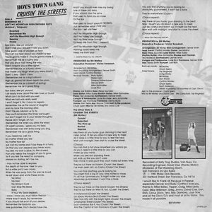 Boys Town Gang : Cruisin' The Streets (LP, Album)