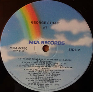 George Strait : #7 (LP, Album, Glo)